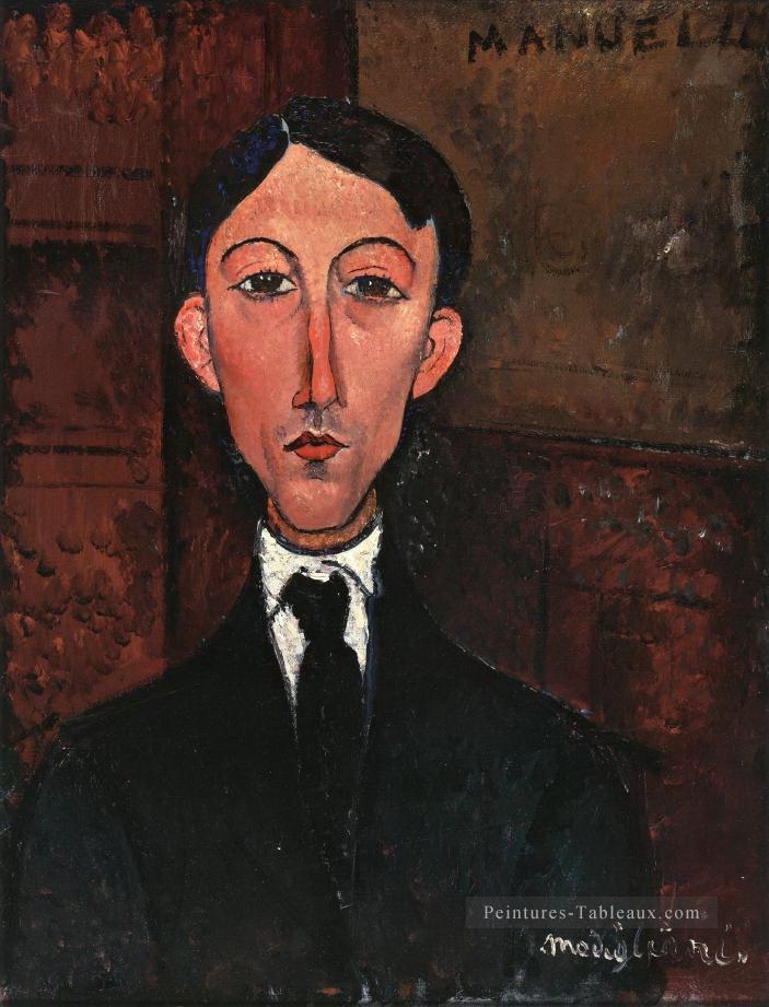 buste de manuel humbert Amedeo Modigliani Peintures à l'huile